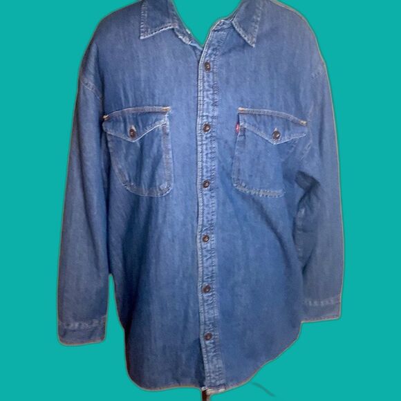 Levi's Other - Levi’s Men’s Jean Shacket Jacket with Sherpa Lined XL Button Down Long Sleeve